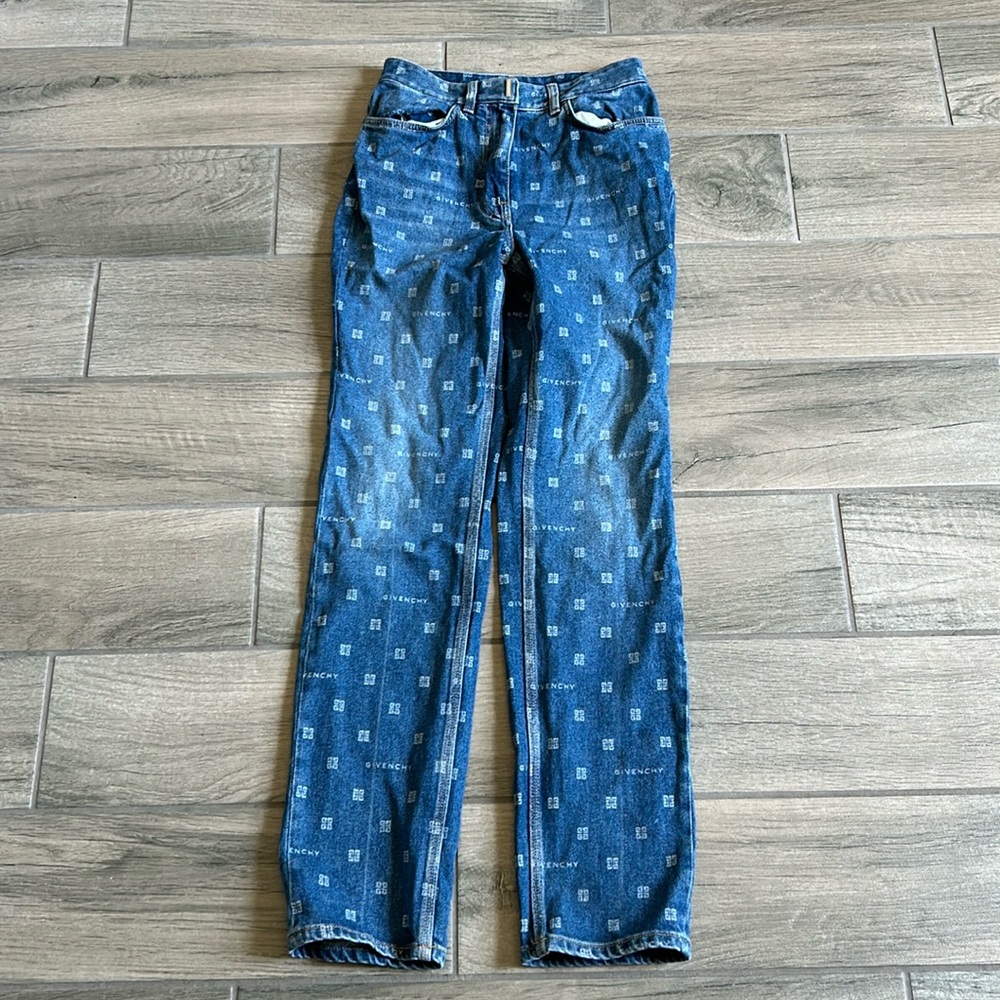 Givenchy logo denim jeans